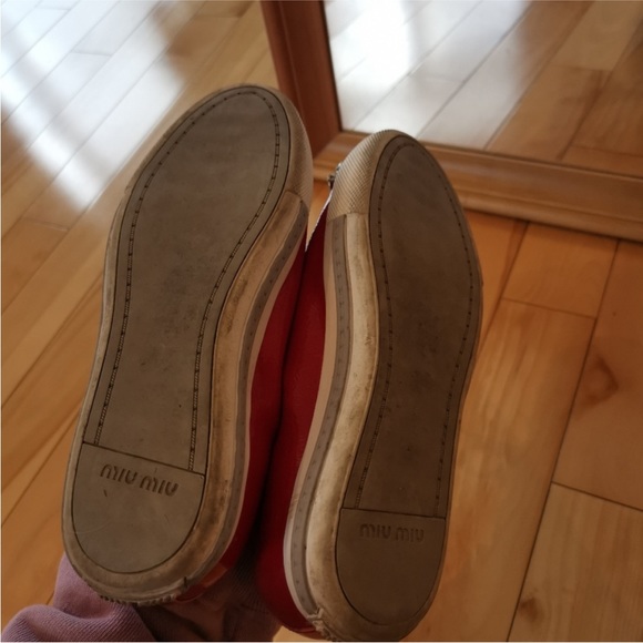 Miu Miu bejeweled sneakers Sz 37 - Picture 3 of 4